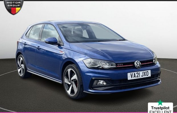 Used 2021 BLUE VOLKSWAGEN POLO for sale in Manchester