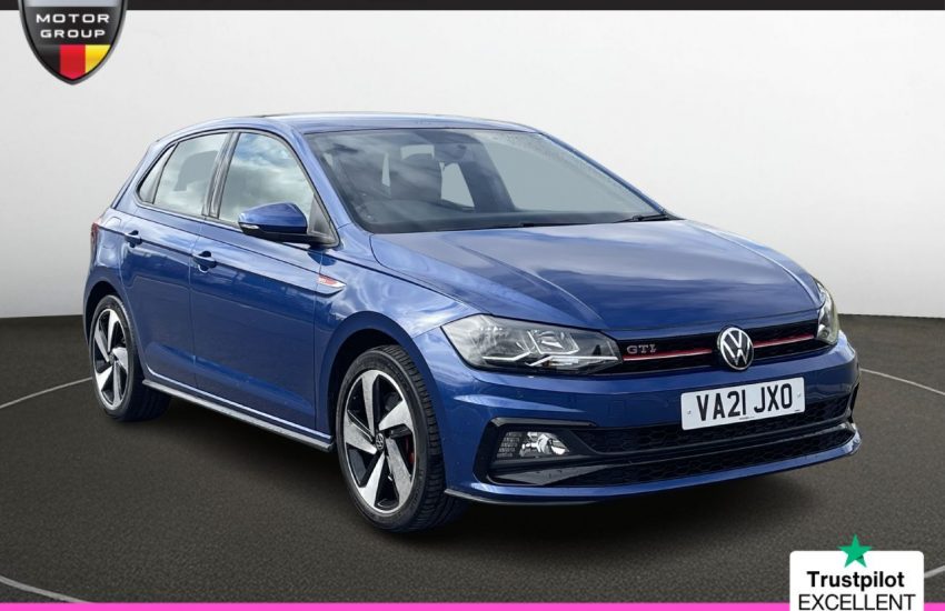 Used 2021 BLUE VOLKSWAGEN POLO for sale in Manchester