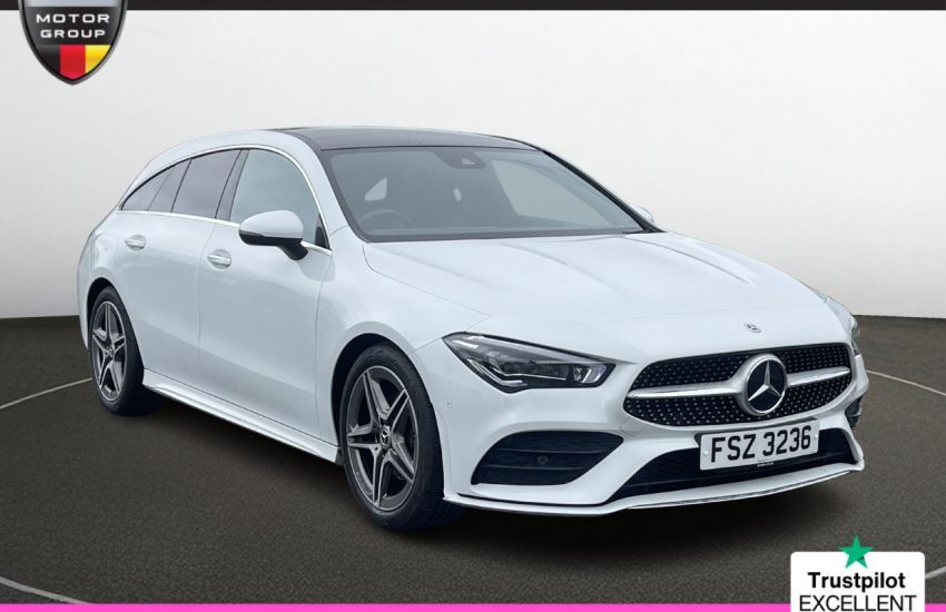 Used 2021 WHITE MERCEDES-BENZ CLA for sale in Manchester