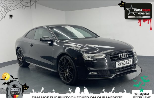 Used 2013 BLACK AUDI A5 for sale in Manchester