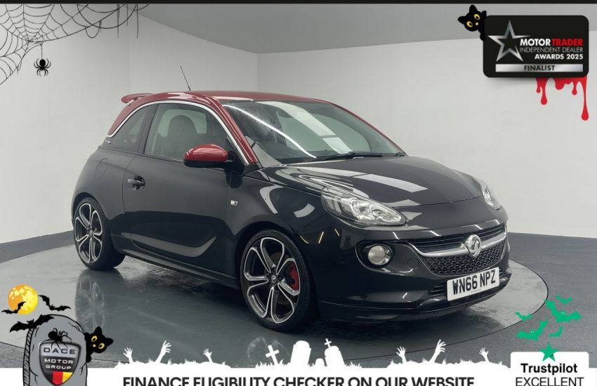 Used 2016 BLACK VAUXHALL ADAM for sale in Manchester