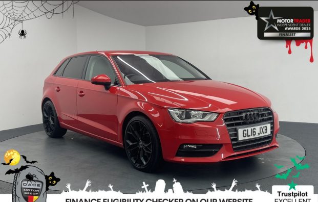 Used 2016 RED AUDI A3 for sale in Manchester