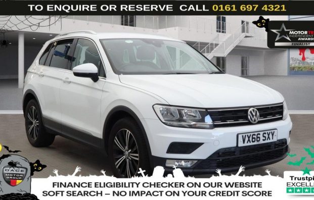 Used 2016 WHITE VOLKSWAGEN TIGUAN for sale in Manchester