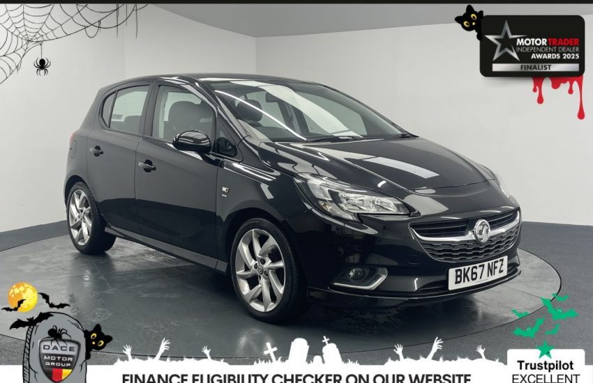 Used 2017 BLACK VAUXHALL CORSA for sale in Manchester
