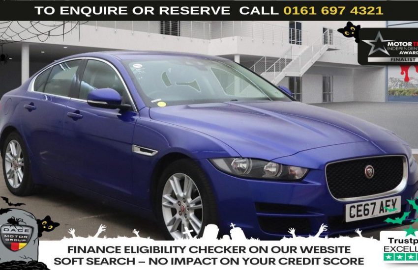 Used 2017 BLUE JAGUAR XE for sale in Manchester