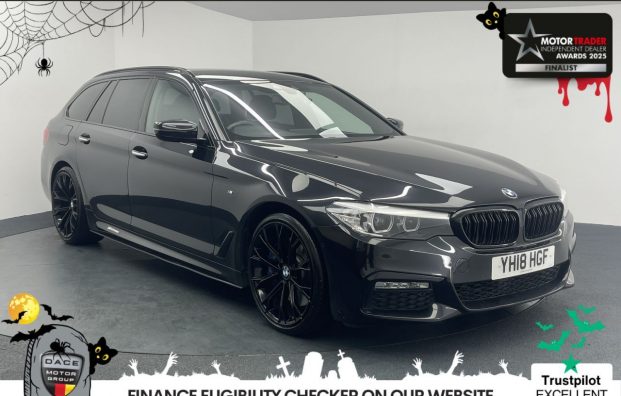 Used 2018 BLACK BMW 5 SERIES for sale in Manchester