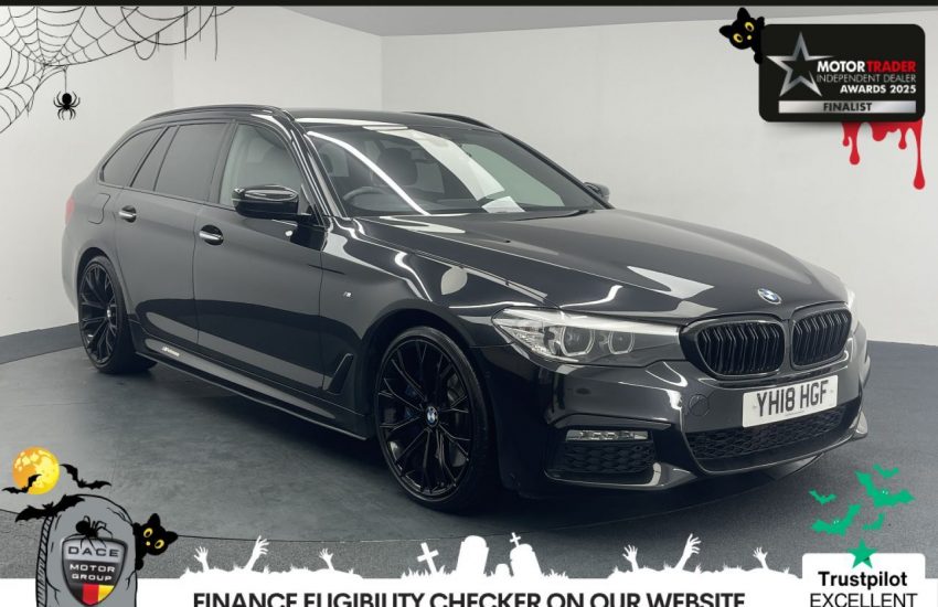 Used 2018 BLACK BMW 5 SERIES for sale in Manchester