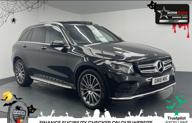 Used 2018 BLACK MERCEDES-BENZ GLC for sale in Manchester