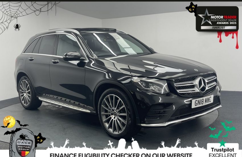 Used 2018 BLACK MERCEDES-BENZ GLC for sale in Manchester