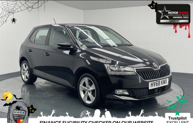 Used 2018 BLACK SKODA FABIA for sale in Manchester