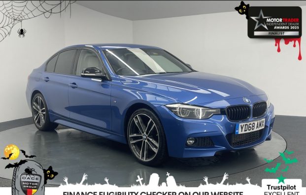 Used 2018 BLUE BMW 3 SERIES for sale in Manchester