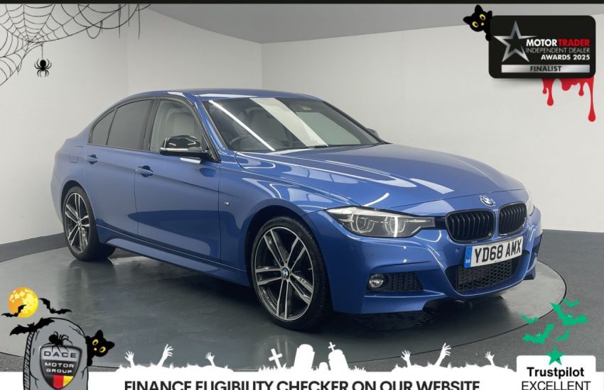 Used 2018 BLUE BMW 3 SERIES for sale in Manchester