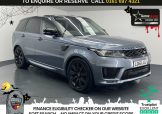 Used 2018 BLUE LAND ROVER RANGE ROVER SPORT for sale in Manchester