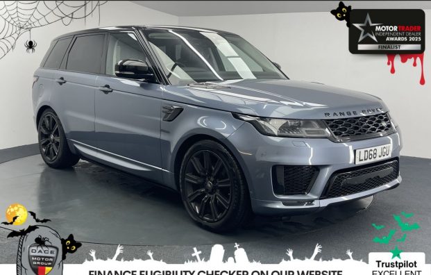 Used 2018 BLUE LAND ROVER RANGE ROVER SPORT for sale in Manchester