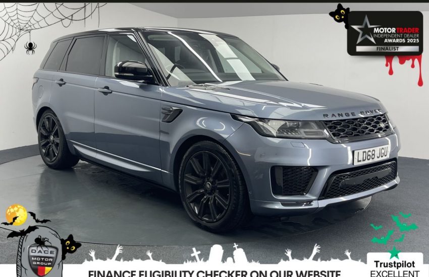 Used 2018 BLUE LAND ROVER RANGE ROVER SPORT for sale in Manchester