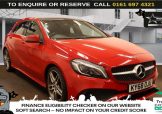 Used 2018 RED MERCEDES-BENZ A-CLASS for sale in Manchester