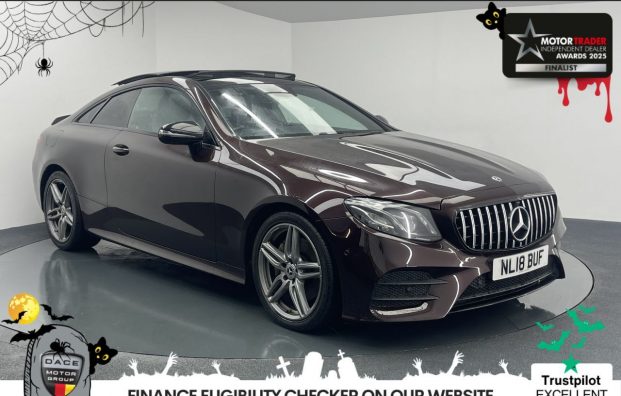 Used 2018 RED MERCEDES-BENZ E-CLASS for sale in Manchester