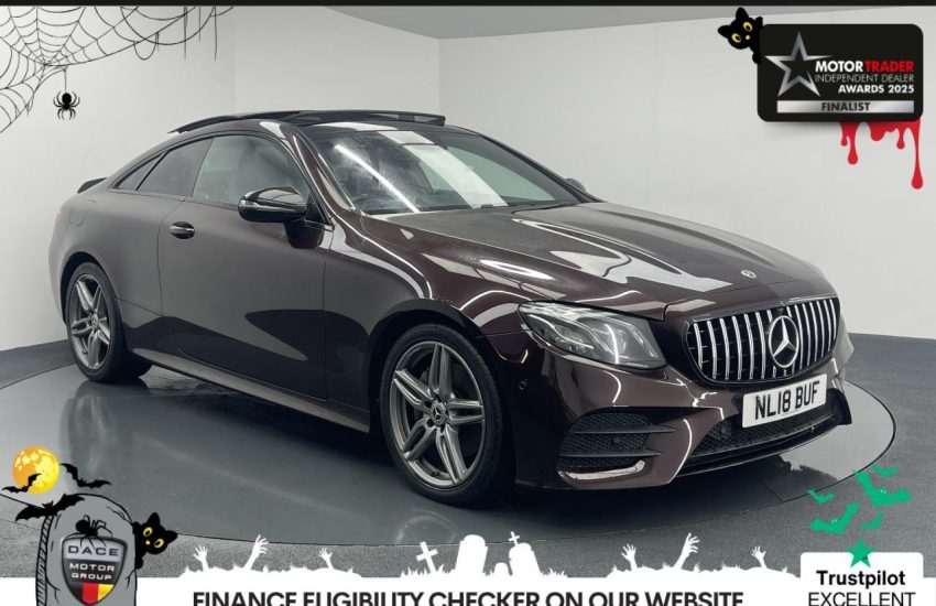 Used 2018 RED MERCEDES-BENZ E-CLASS for sale in Manchester