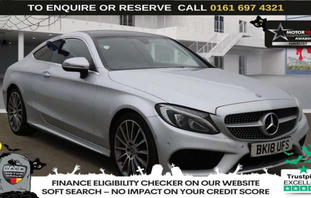 Used 2018 SILVER MERCEDES-BENZ C-CLASS for sale in Manchester