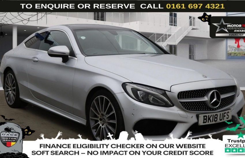 Used 2018 SILVER MERCEDES-BENZ C-CLASS for sale in Manchester