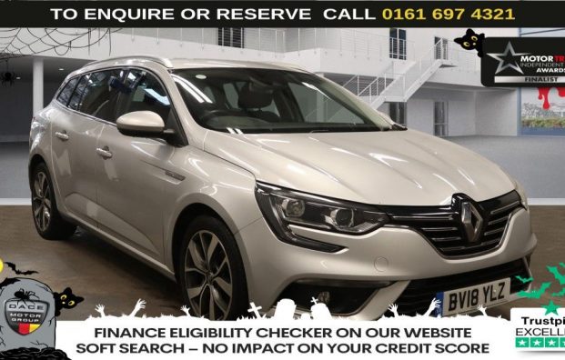 Used 2018 SILVER RENAULT MEGANE for sale in Manchester