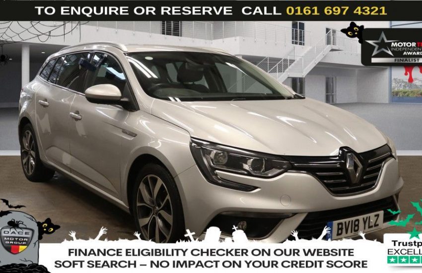 Used 2018 SILVER RENAULT MEGANE for sale in Manchester