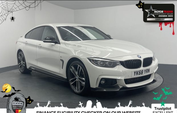 Used 2018 WHITE BMW 4 SERIES GRAN COUPE for sale in Manchester