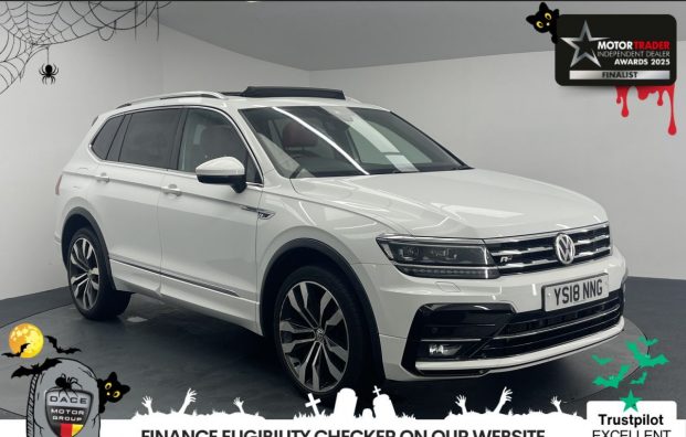 Used 2018 WHITE VOLKSWAGEN TIGUAN ALLSPACE for sale in Manchester