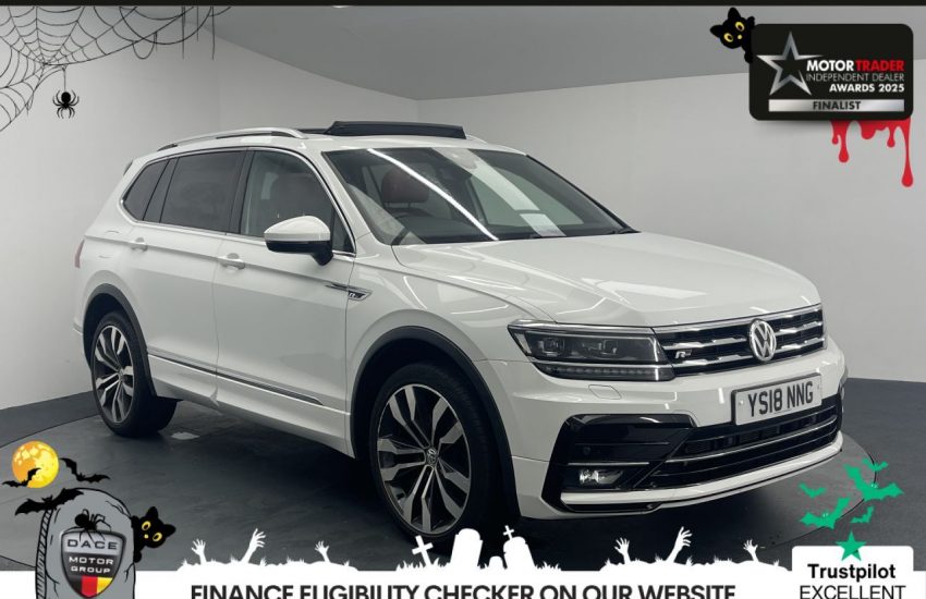 Used 2018 WHITE VOLKSWAGEN TIGUAN ALLSPACE for sale in Manchester
