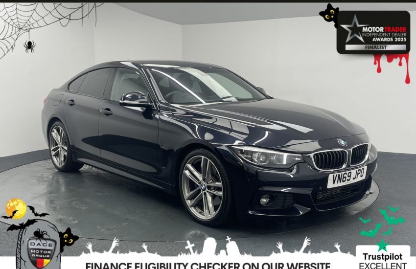 Used 2019 BLACK BMW 4 SERIES GRAN COUPE for sale in Manchester