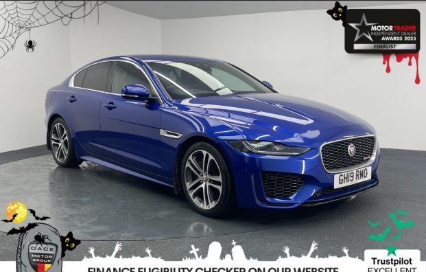 Used 2019 BLUE JAGUAR XE for sale in Manchester