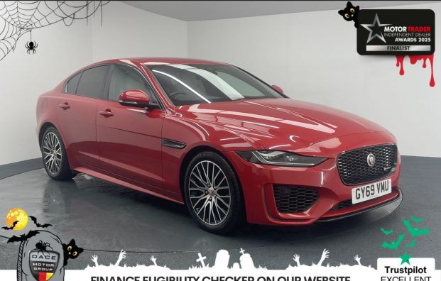 Used 2019 RED JAGUAR XE for sale in Manchester