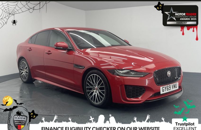 Used 2019 RED JAGUAR XE for sale in Manchester