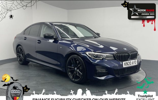 Used 2020 BLUE BMW 3 SERIES for sale in Manchester