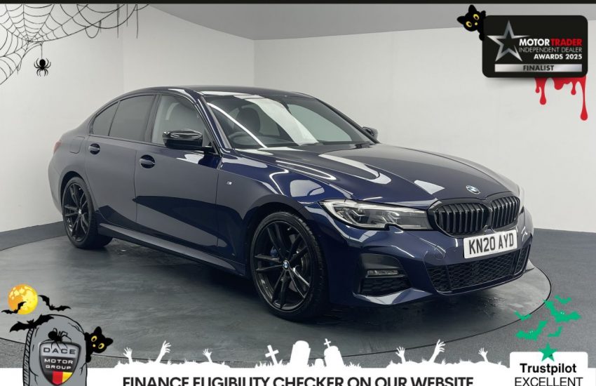 Used 2020 BLUE BMW 3 SERIES for sale in Manchester