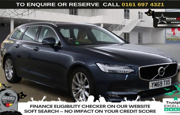 Used 2020 BLUE VOLVO V90 for sale in Manchester