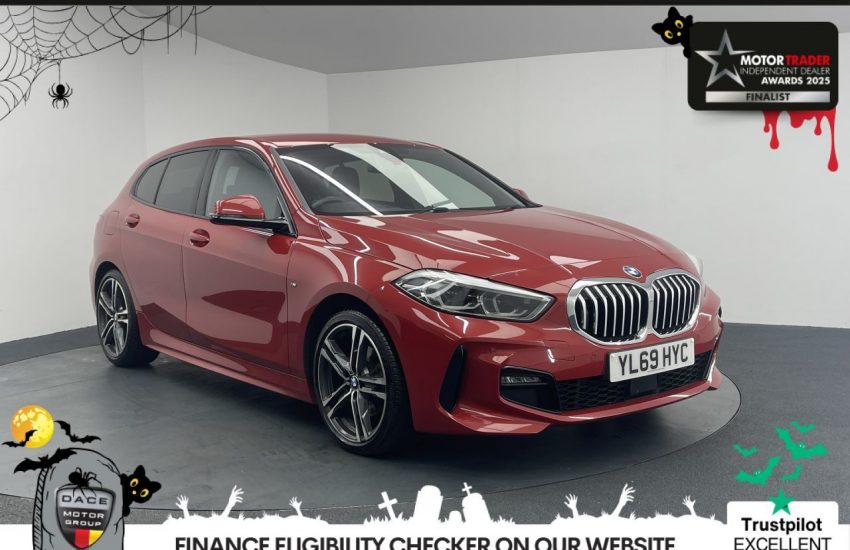 Used 2020 RED BMW 1 SERIES for sale in Manchester