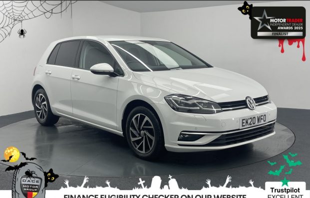 Used 2020 WHITE VOLKSWAGEN GOLF for sale in Manchester