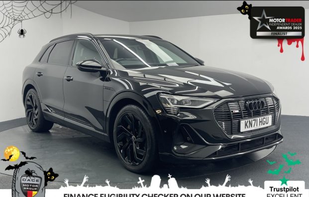 Used 2021 BLACK AUDI E-TRON for sale in Manchester