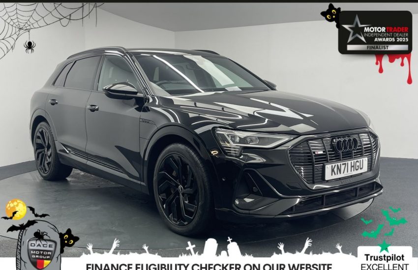 Used 2021 BLACK AUDI E-TRON for sale in Manchester