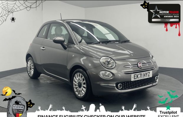 Used 2021 GREY FIAT 500 for sale in Manchester