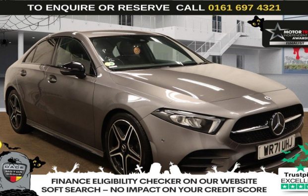 Used 2021 GREY MERCEDES-BENZ A-CLASS for sale in Manchester