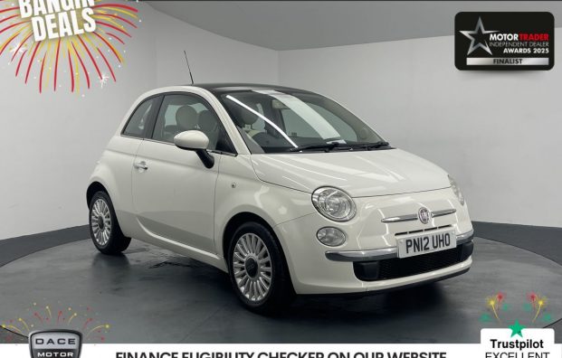 Used 2012 WHITE FIAT 500 for sale in Manchester