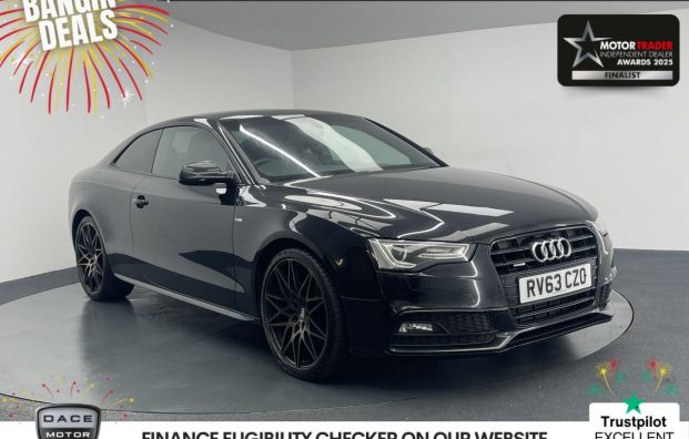 Used 2013 BLACK AUDI A5 for sale in Manchester