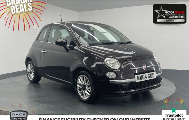 Used 2014 BLUE FIAT 500 for sale in Manchester