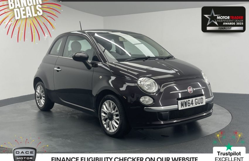 Used 2014 BLUE FIAT 500 for sale in Manchester