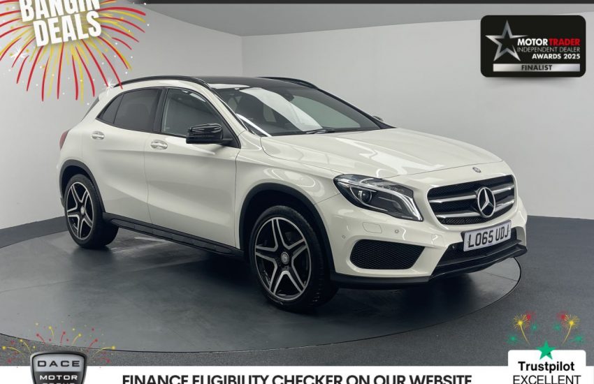 Used 2015 WHITE MERCEDES-BENZ GLA for sale in Manchester
