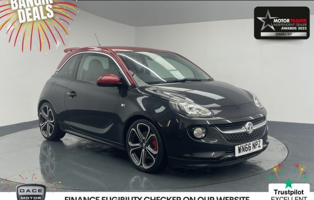 Used 2016 BLACK VAUXHALL ADAM for sale in Manchester