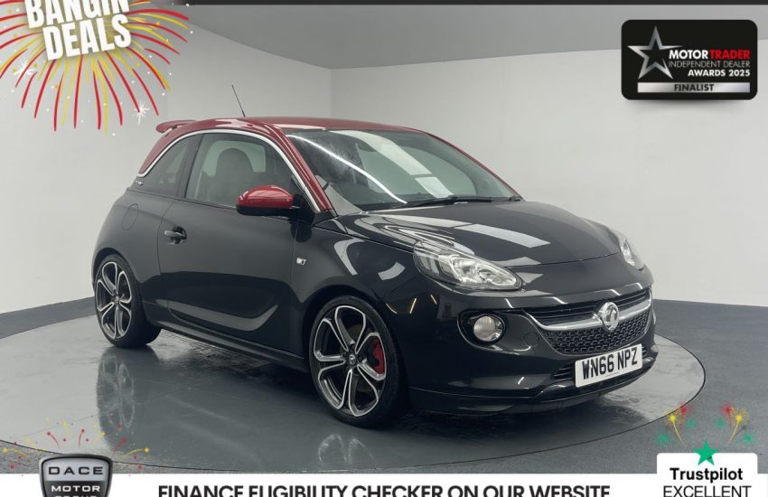 Used 2016 BLACK VAUXHALL ADAM for sale in Manchester