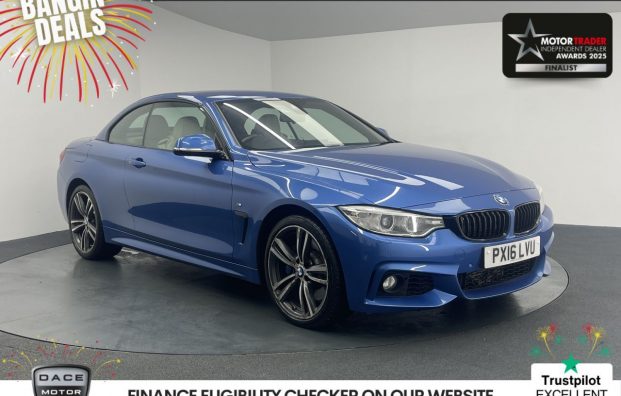 Used 2016 BLUE BMW 4 SERIES for sale in Manchester